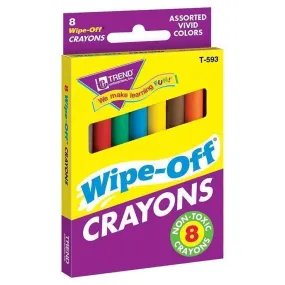 (12 Bx) Wipe Off Crayons Regular