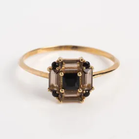 14k Vintage Inspired Art Deco Engagement Ring