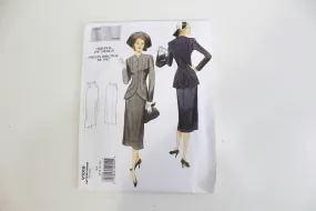 1947 Reissue Vogue Vintage V1019 Sewing Pattern, Size 6 - 12, UNCUT/UNUSED