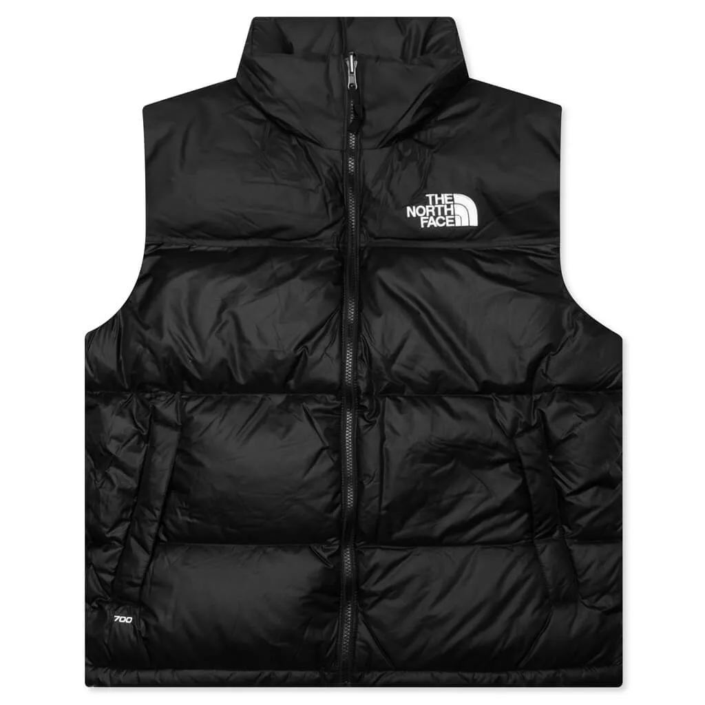 1996 Retro Nuptse Vest - Black