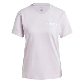 Adidas Terrex Womens Mountain Graphic T-Shirt Silver Dawn