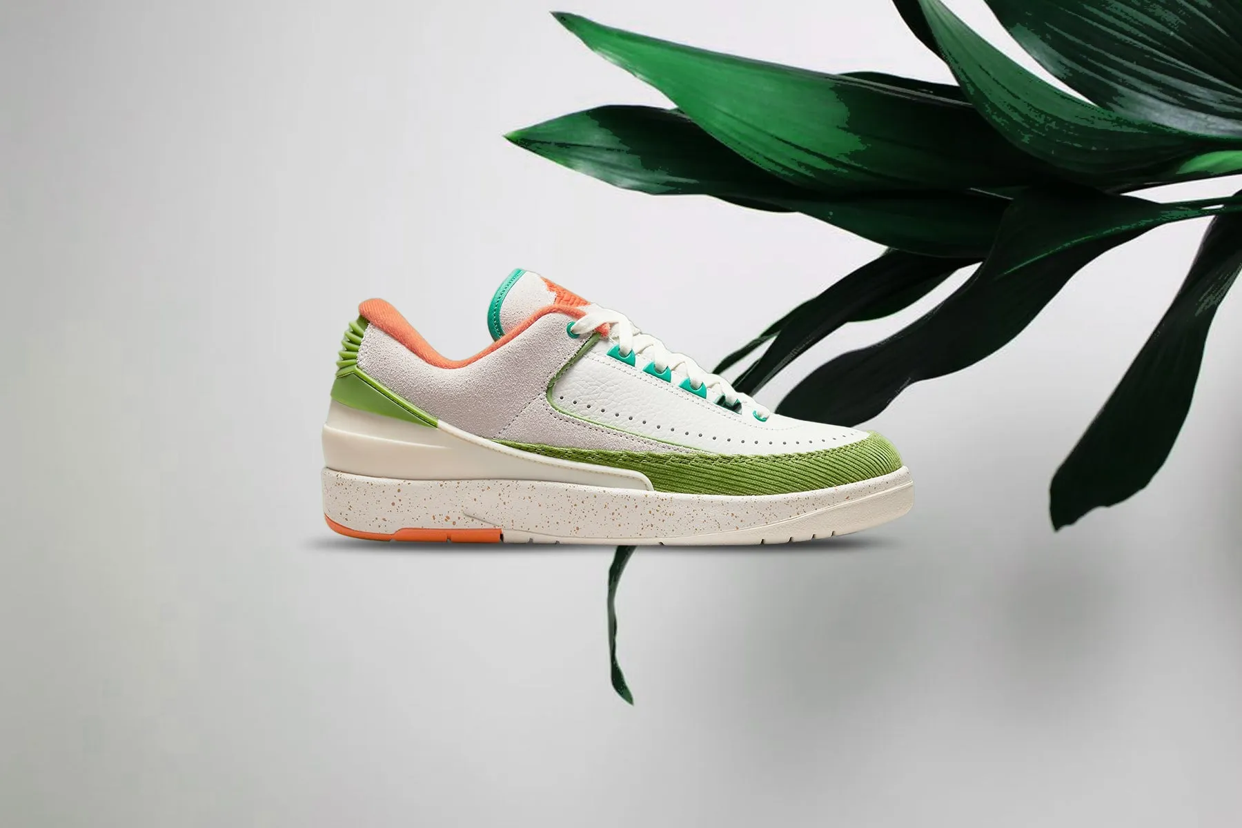 Air Jordan x Titan 2 Low Women's  - Sail/Safety Orange/Chlorophyll