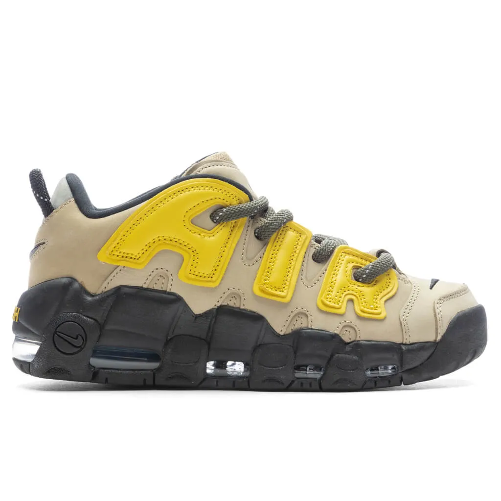 AMBUSH x Nike Air More Uptempo Low Limestone - Limestone/Vivid Sulfur/Black