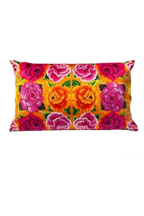 ANNA CHANDLER VELVET RECTANGLE CUSHION MEXICANA