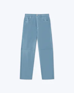 Aric - Sale Okobor™ Alt-Leather Pants - Storm Blue