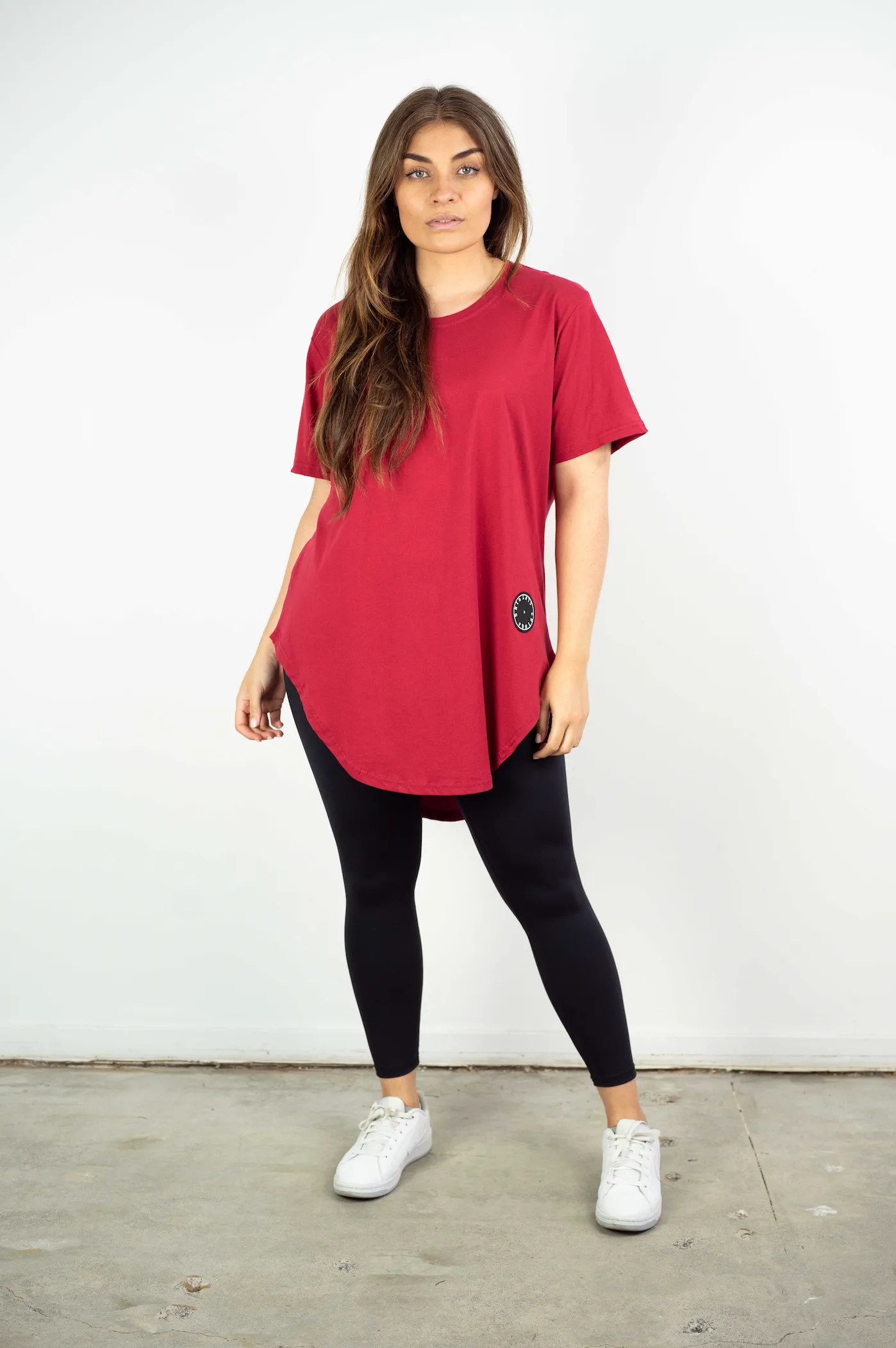 BASIC TEE BURGUNDY