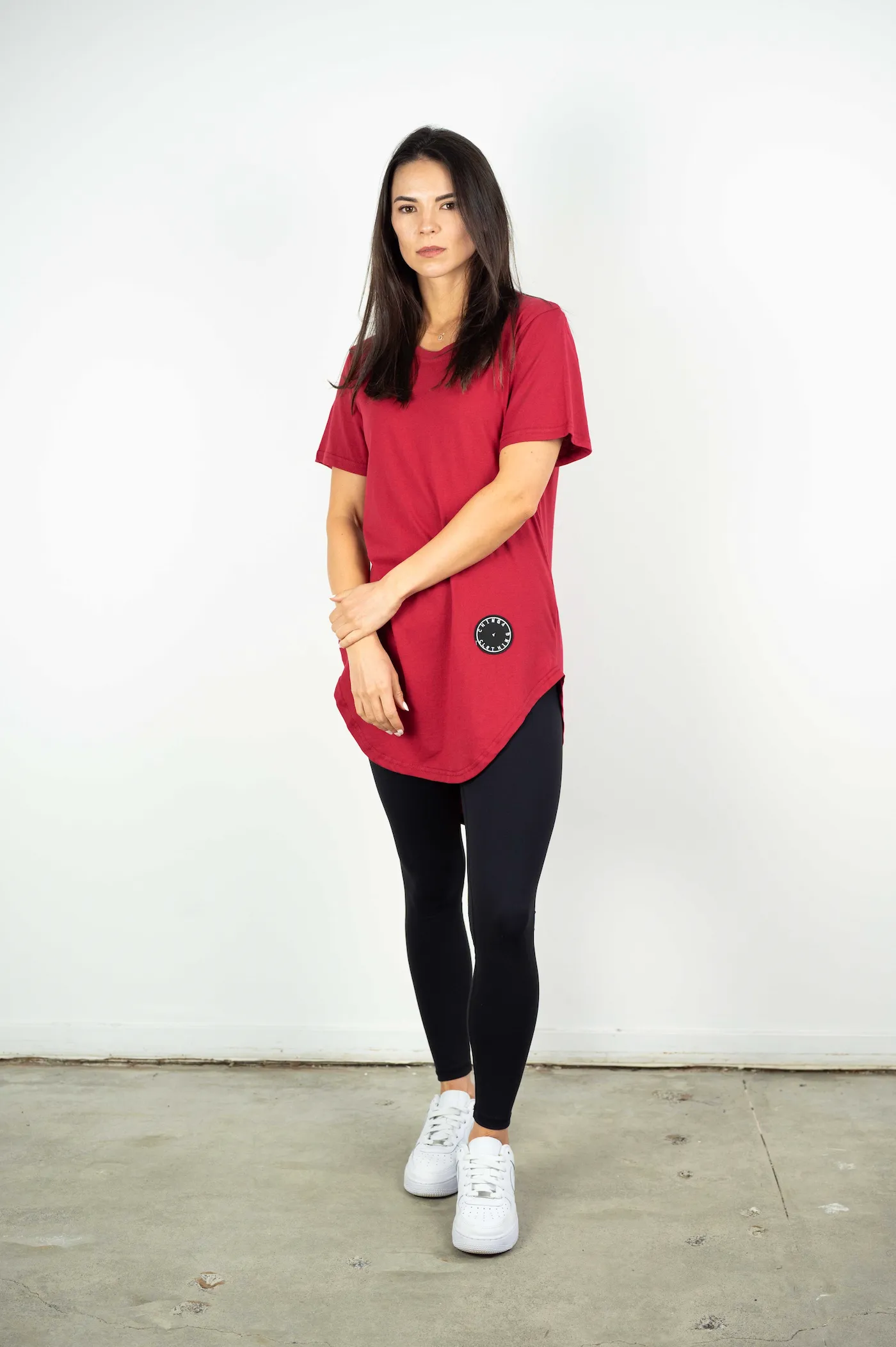 BASIC TEE BURGUNDY