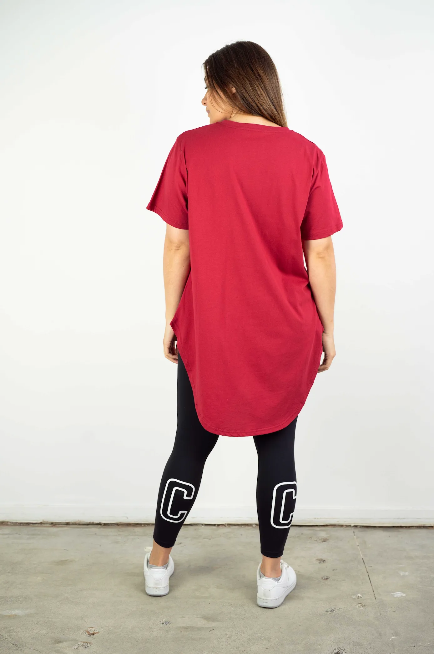 BASIC TEE BURGUNDY