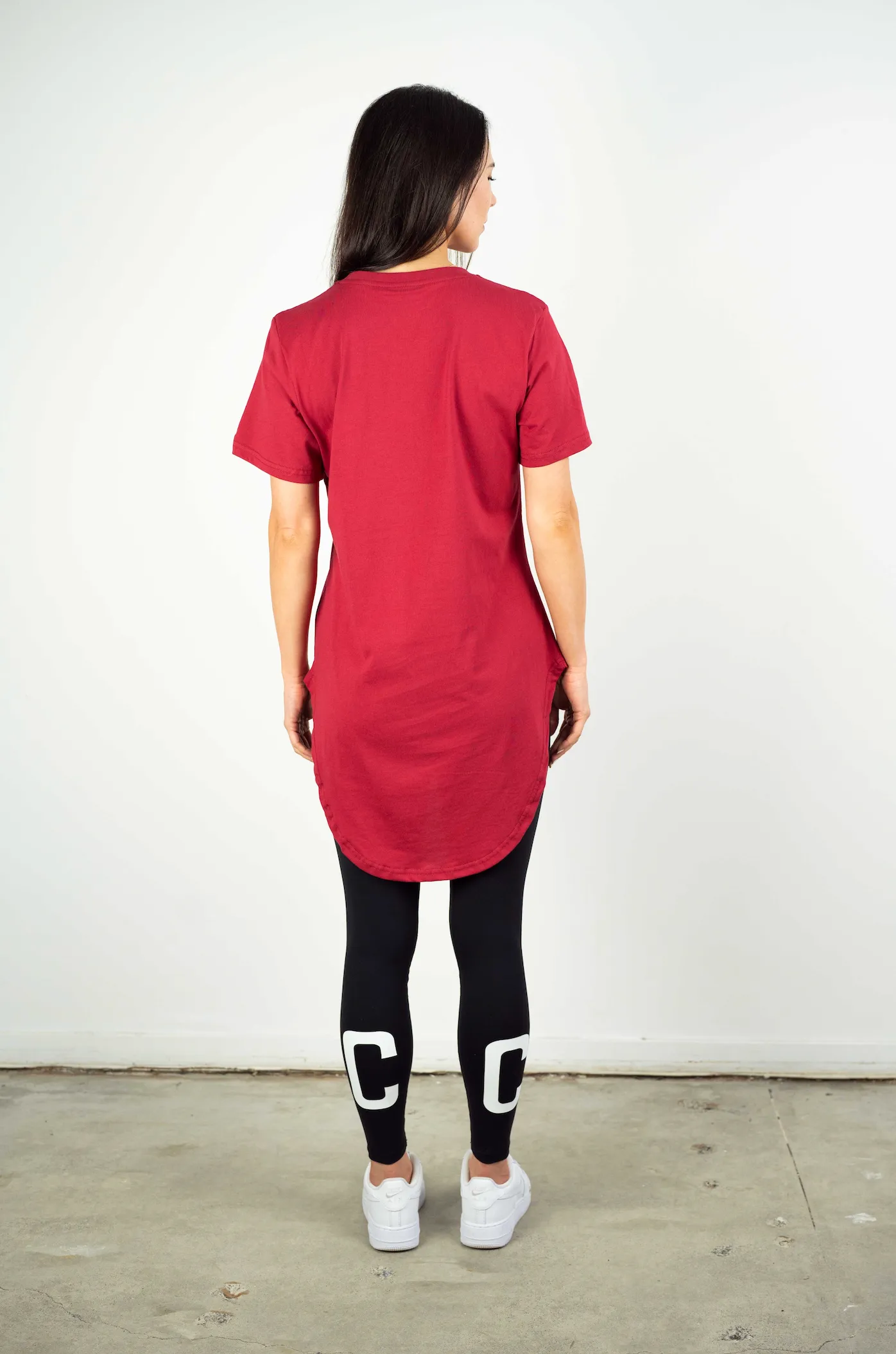 BASIC TEE BURGUNDY