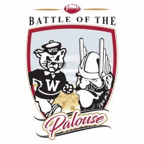 Battle of the Palouse Vintage Mascots Design