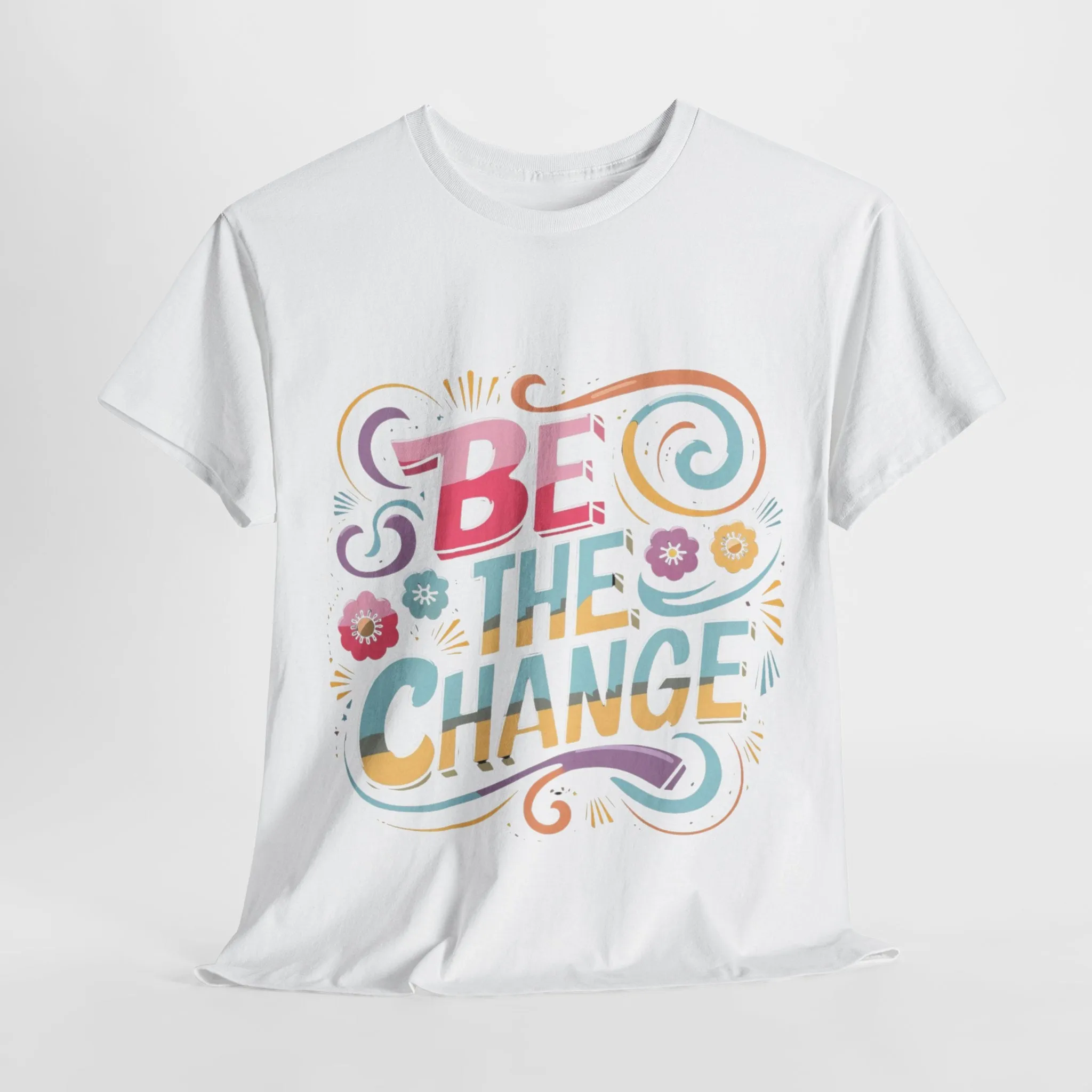 Be The Change - Unisex Heavy Cotton Tee