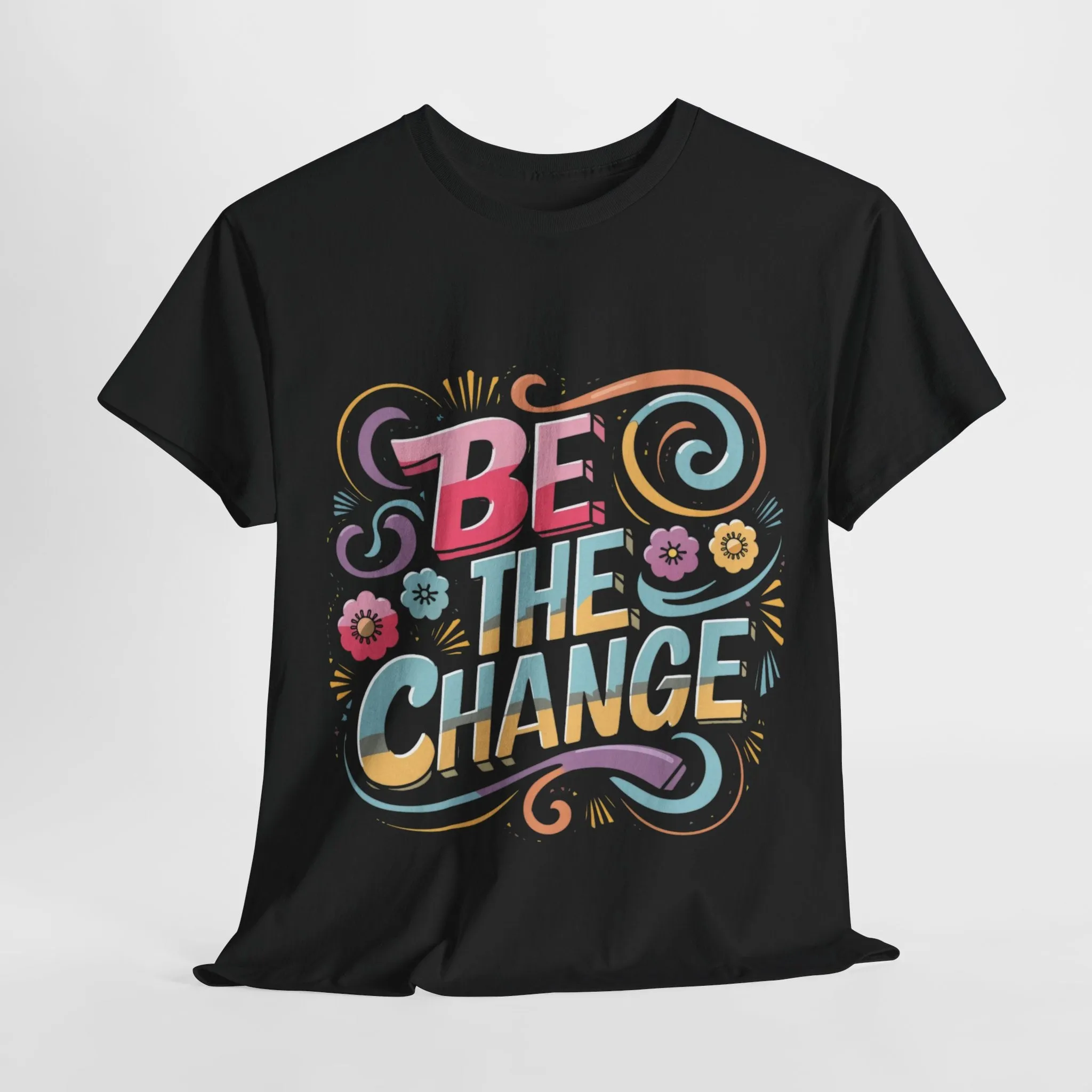 Be The Change - Unisex Heavy Cotton Tee