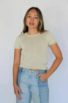 Beige Loft Knit Top