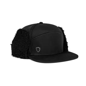 Billed Trapper Hat | Blackout