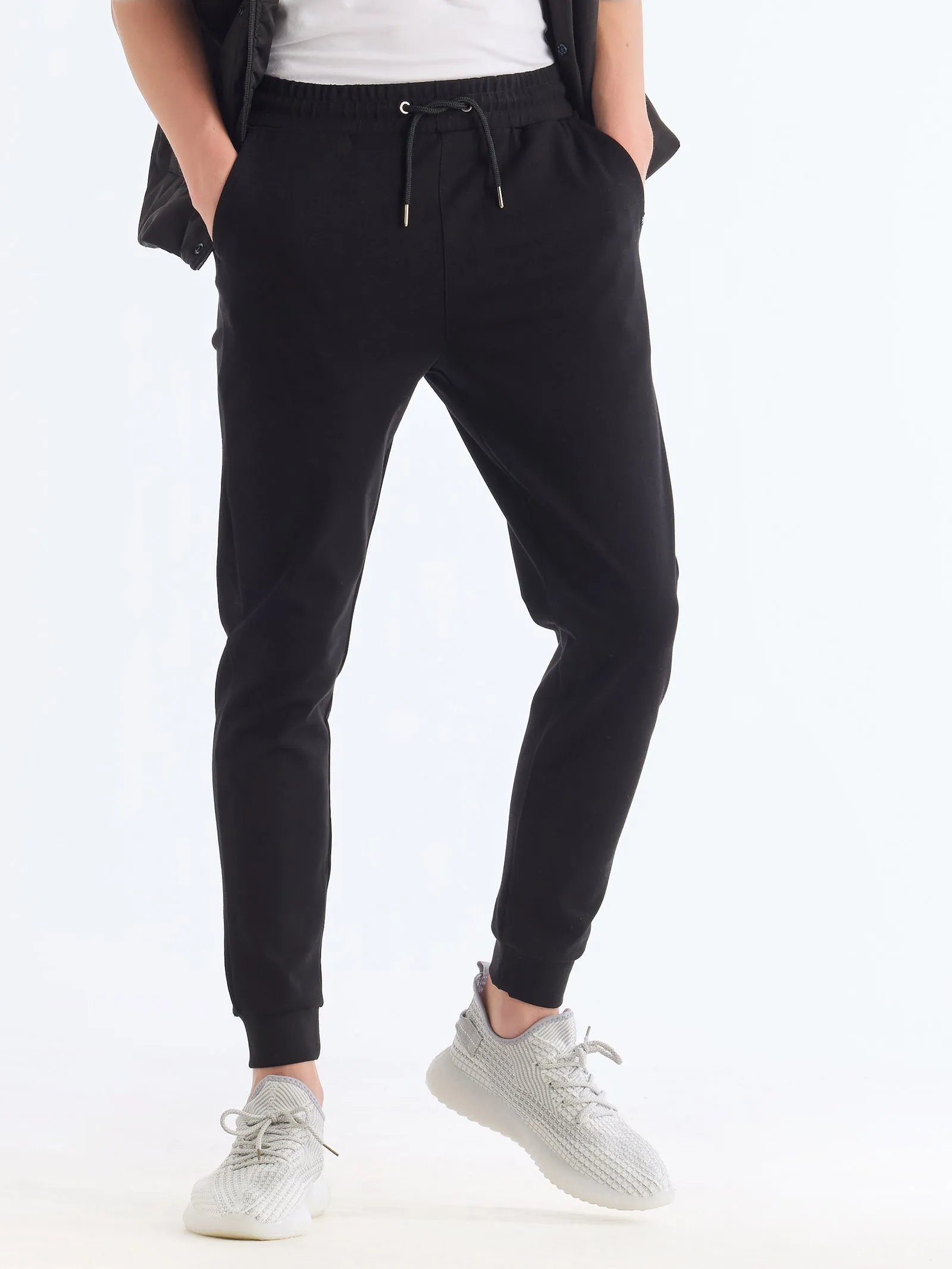 Black 4-Way Stretch Travel Pant