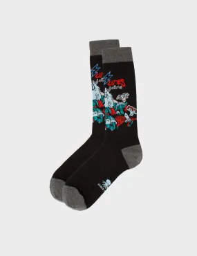 Black And Grey Socks - Woodlands