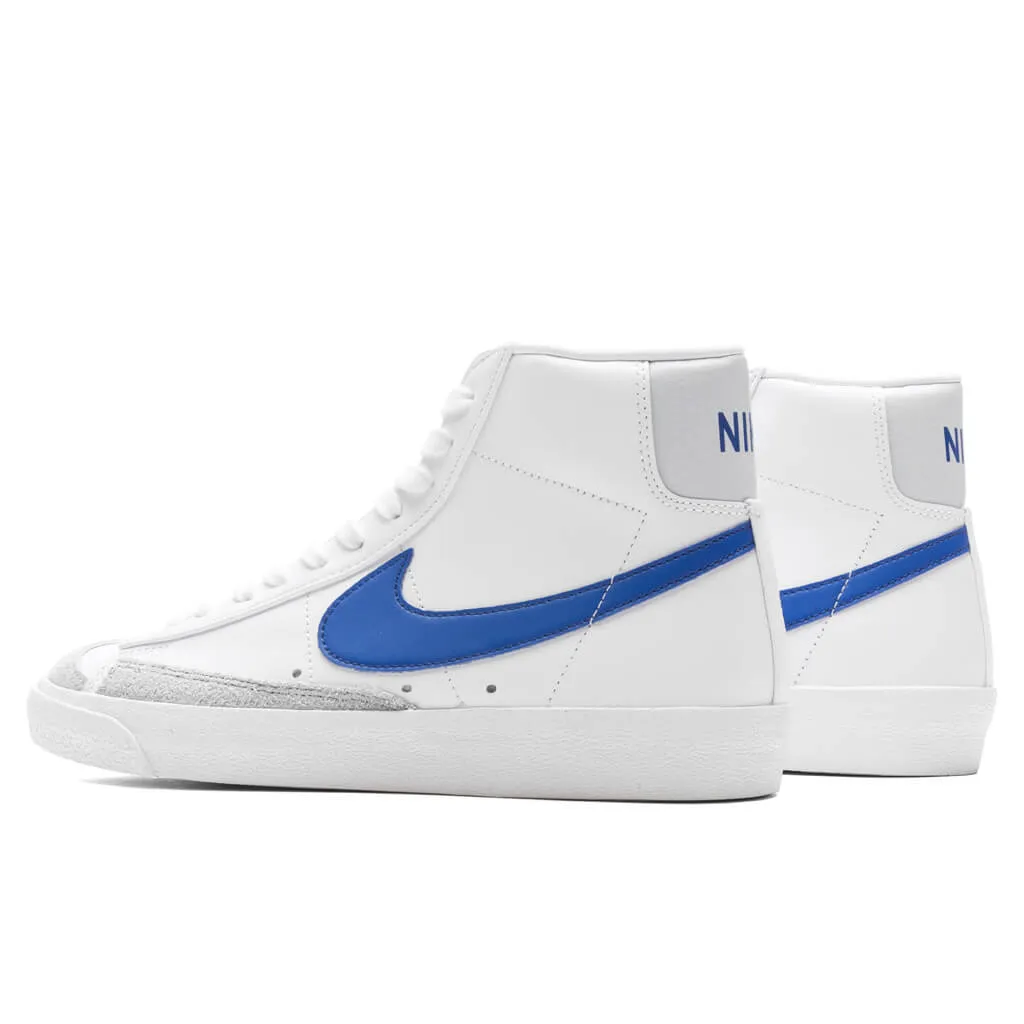 Blazer Mid '77 Vintage - White/Game Royal/Pure Platinum