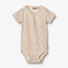 Body S/S Linette | Baby - cream flower meadow