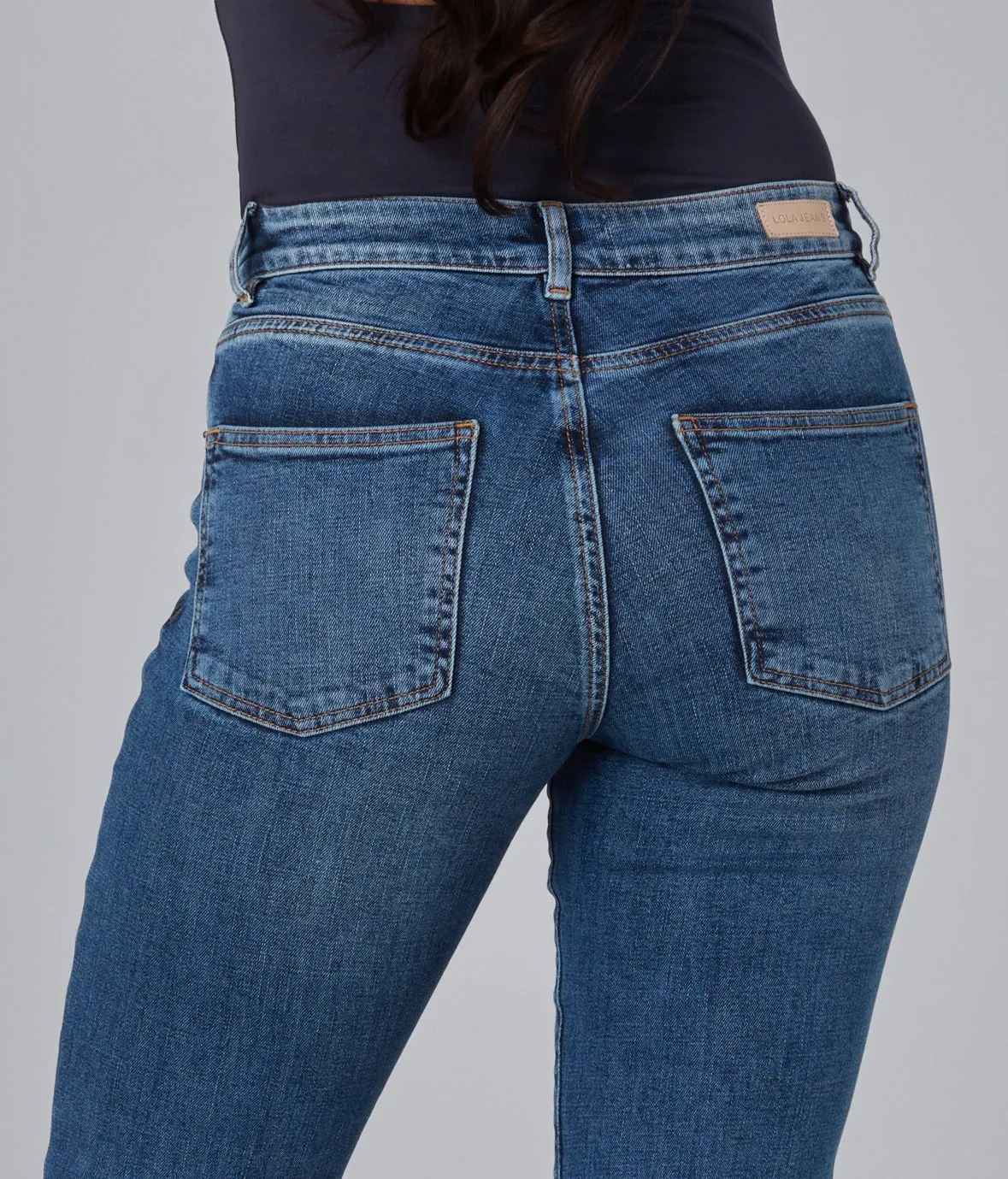 BRADLY-DIS Mid Rise Flare Jeans