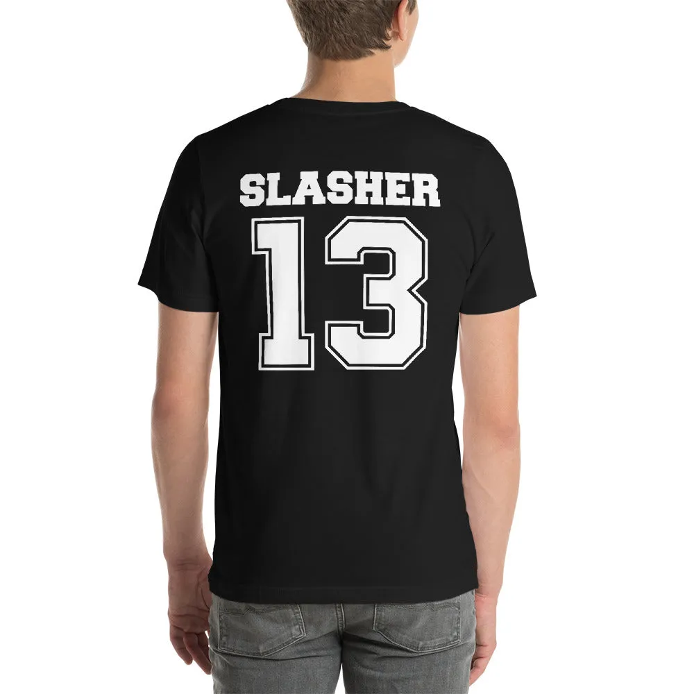 Camp Crystal Lake Faculty Front - Slasher 13 Back