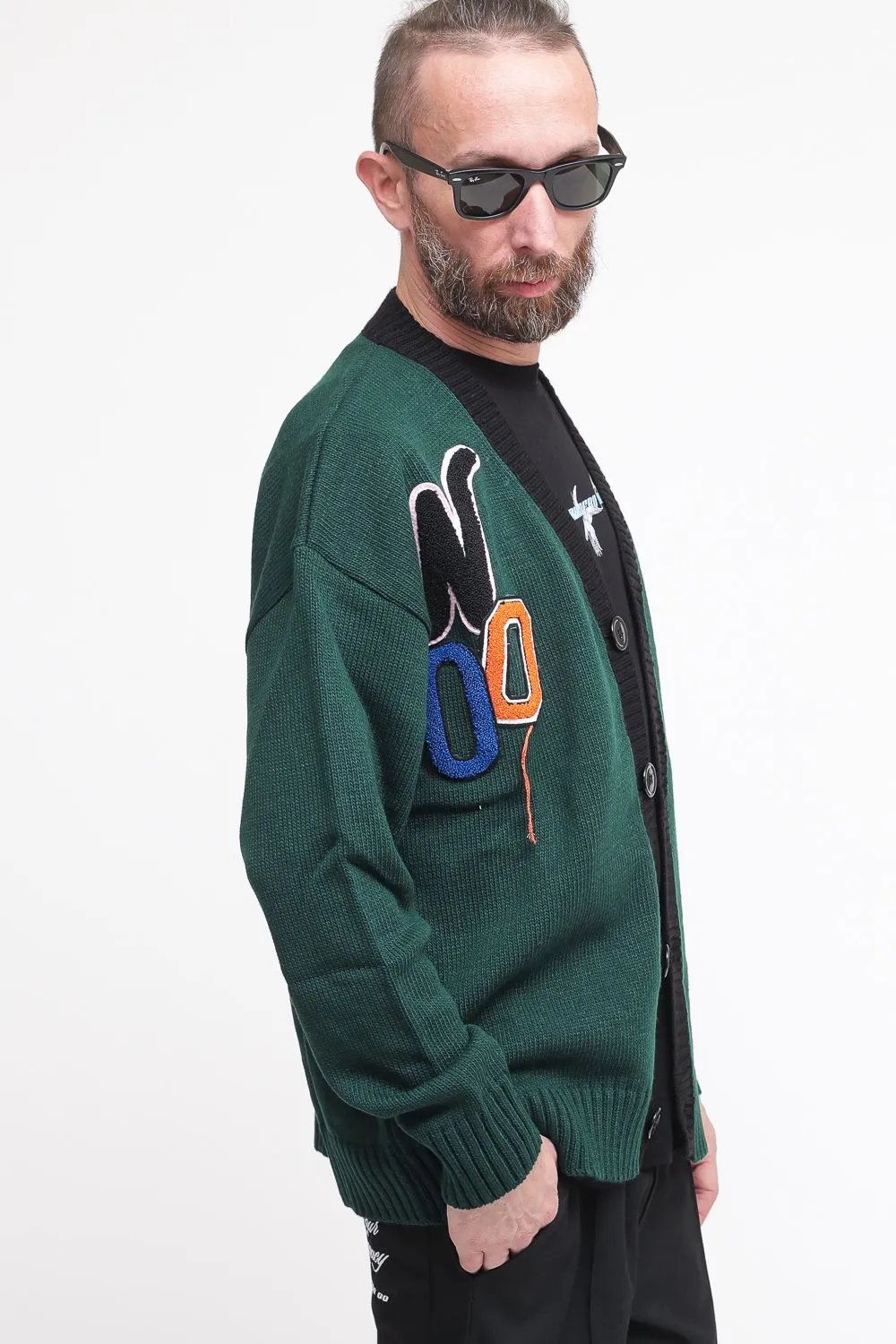 Cardigan Varsity - Green