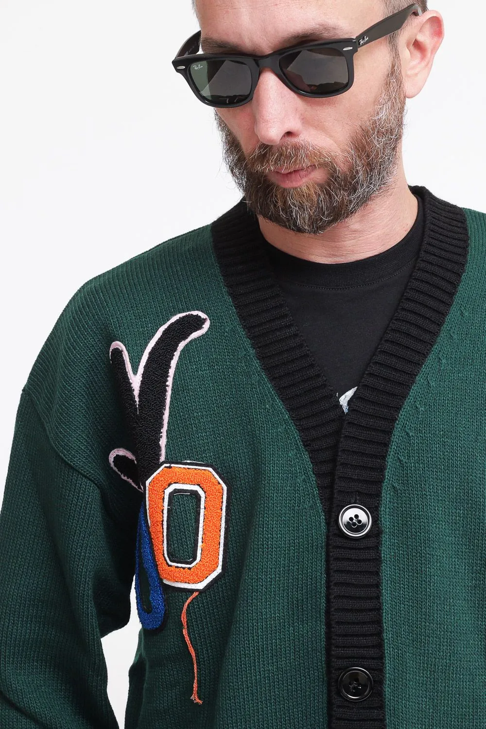 Cardigan Varsity - Green