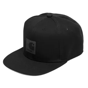 Carhartt WIP Logo Snapback Cap - Black