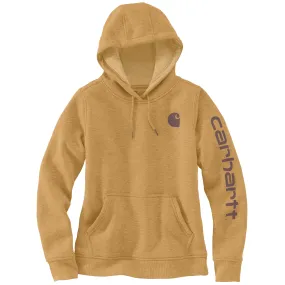 Carhartt Women's Clarksburg Graphic Sleeve Hoodie_Yellowstone Heather