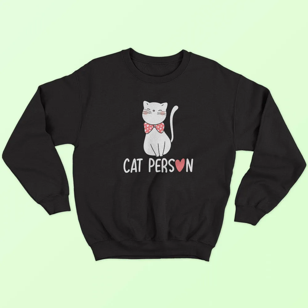 Cat Person Sweatshirt