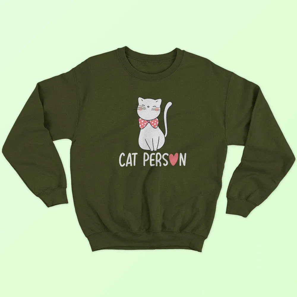 Cat Person Sweatshirt