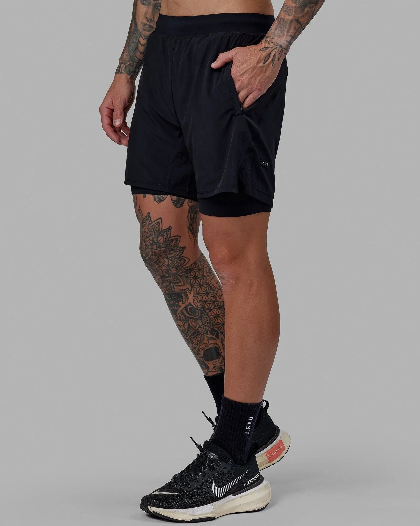 Challenger 6" Lined Performance Shorts - Black