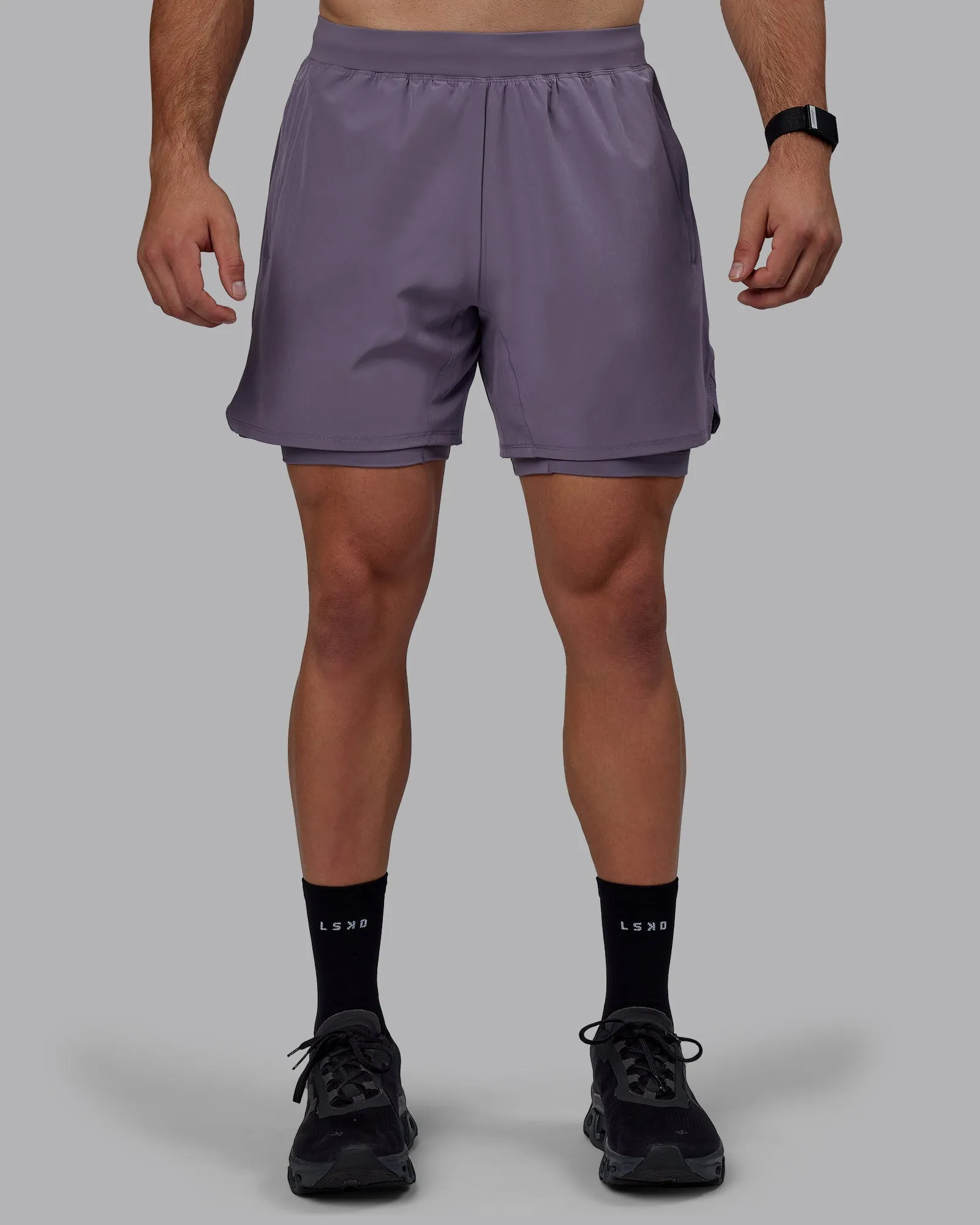 Challenger 6" Lined Performance Shorts - Purple Sage