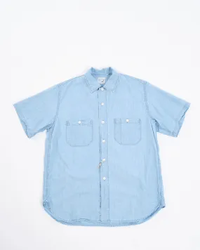 CHAMBRAY 60'S WORK SHIRT CHAMBRAY BLEACHED