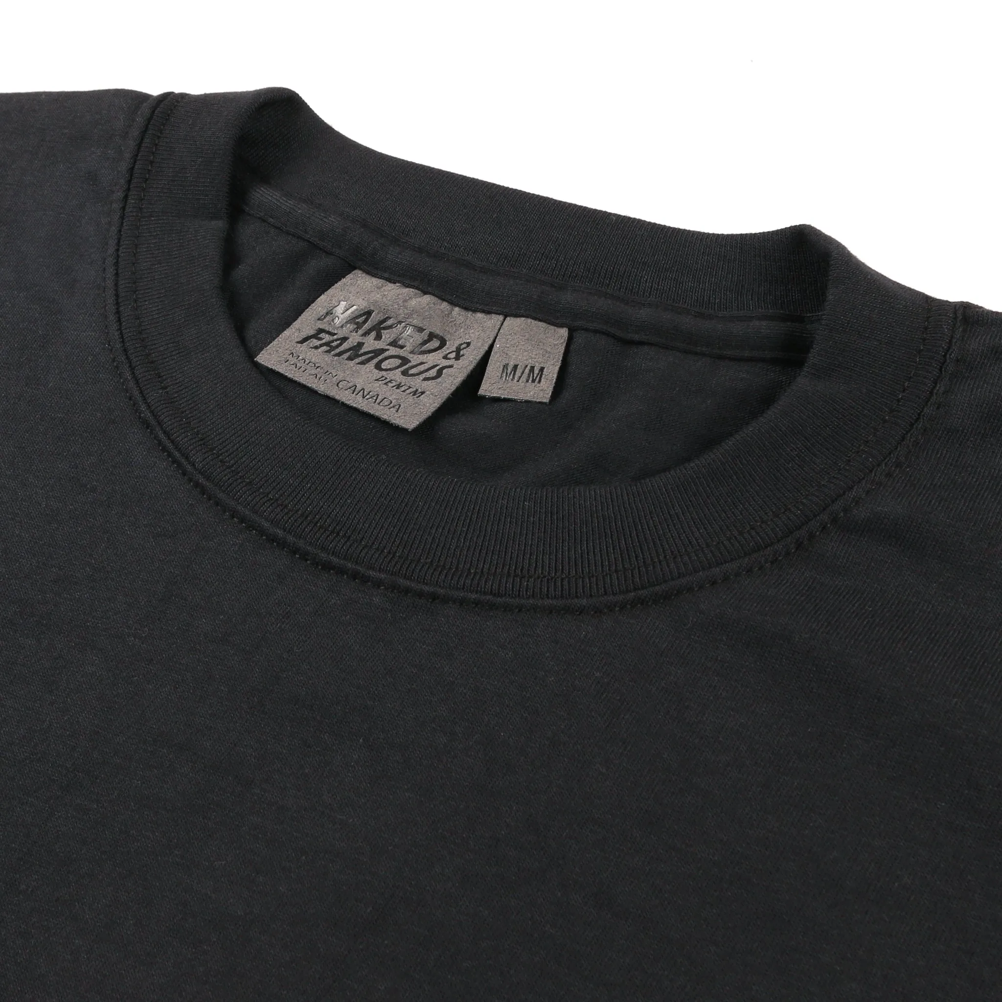 Circular Knit T-Shirt - Black