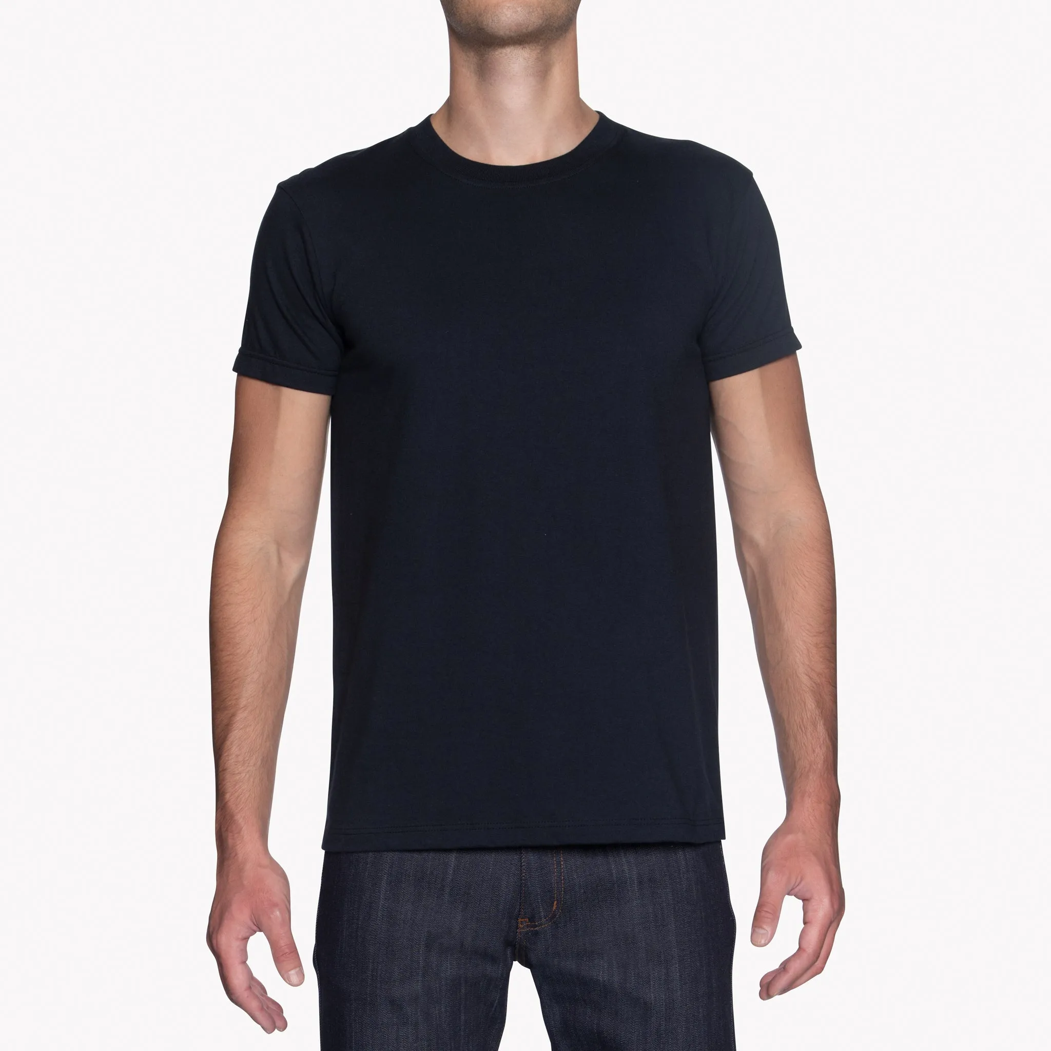 Circular Knit T-Shirt - Black