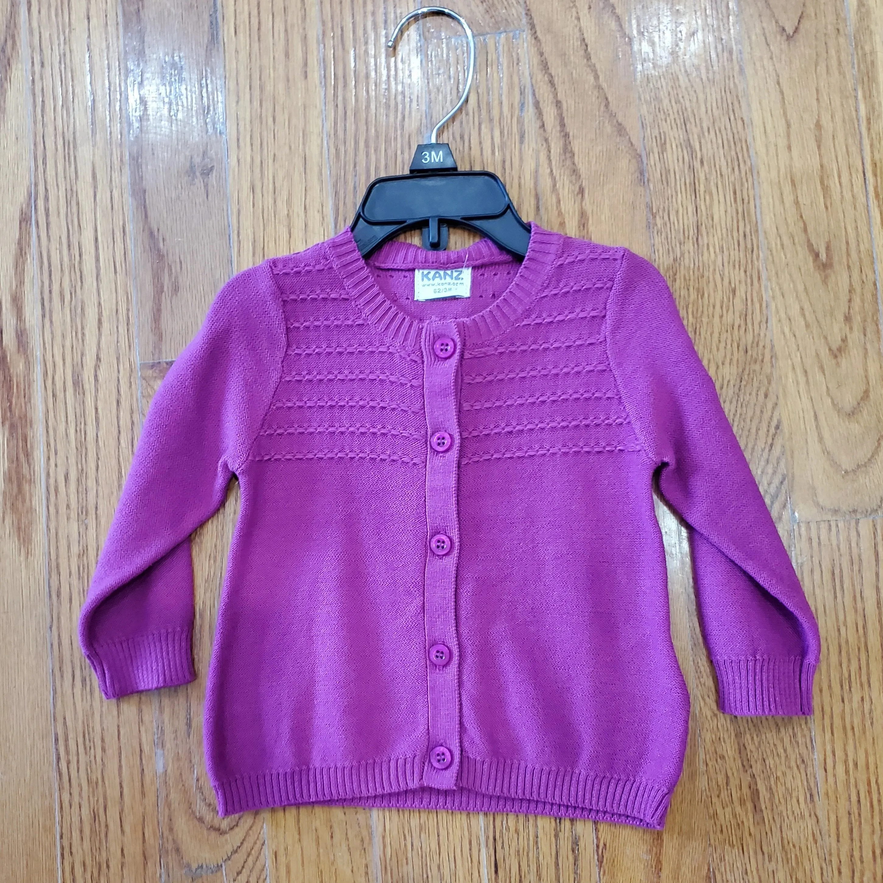 CLEARANCE Kanz Plum Long Sleeve Sweater