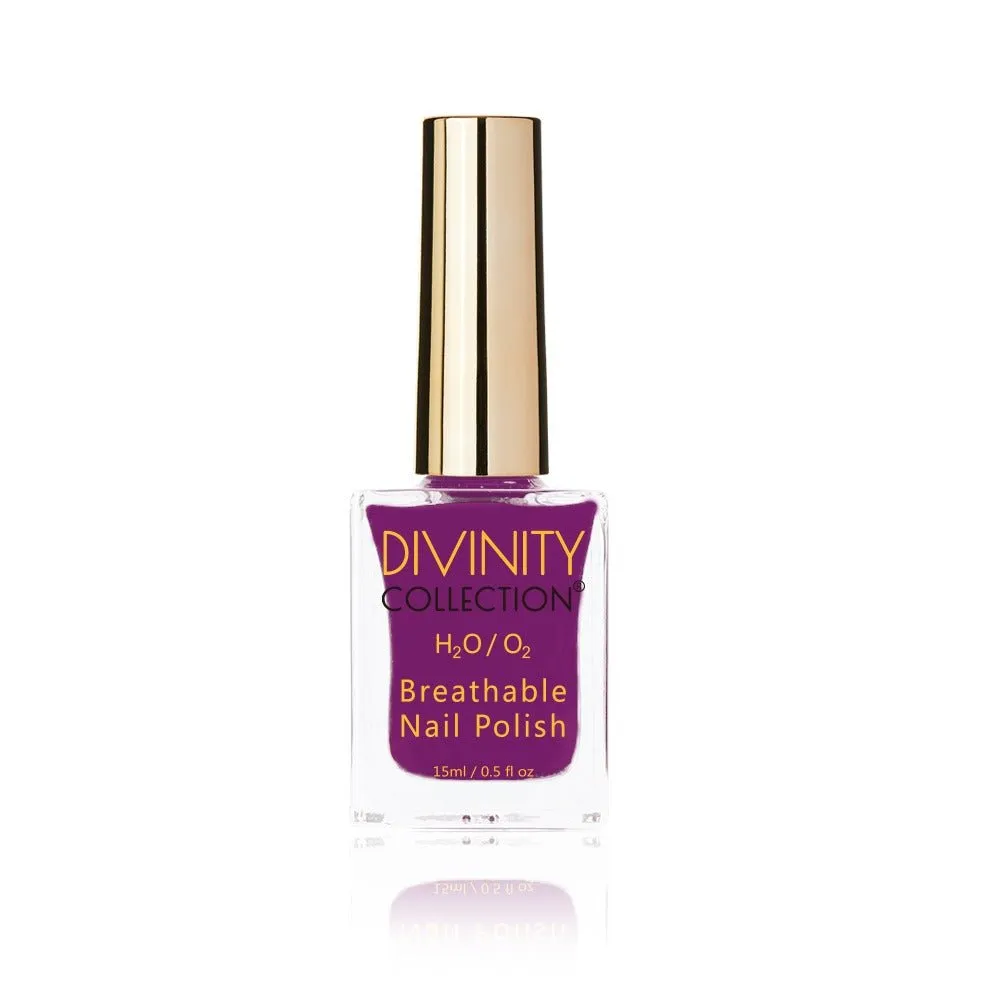 Divinity Collection Breathable Halal Nail Polish - Grape Royalè