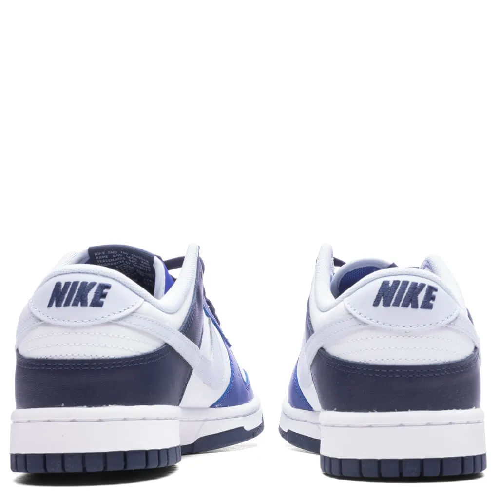 Dunk Low Retro - White/Football Grey/Game Royal