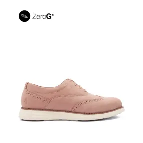 Farah Lace Up WT Women's Shoes -  Dusty Pink Nubuck