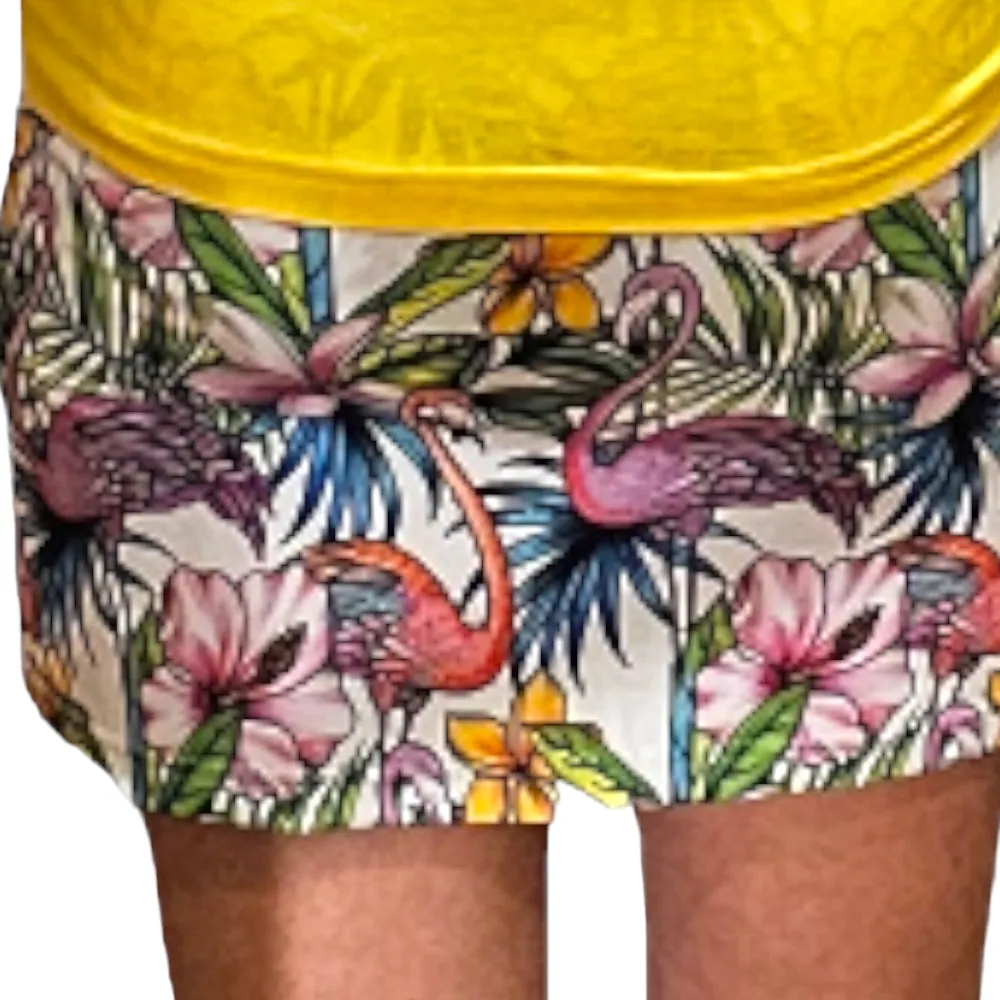 Flamingo Skort Comfy & Don't Ride Up