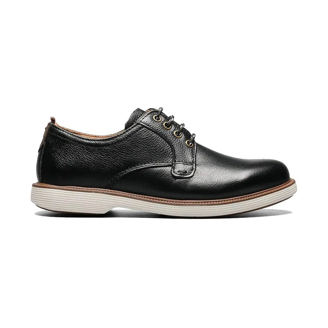 Florsheim Kids Boy's Sapacush Plain Toe Ox Black (Sizes 1-4)