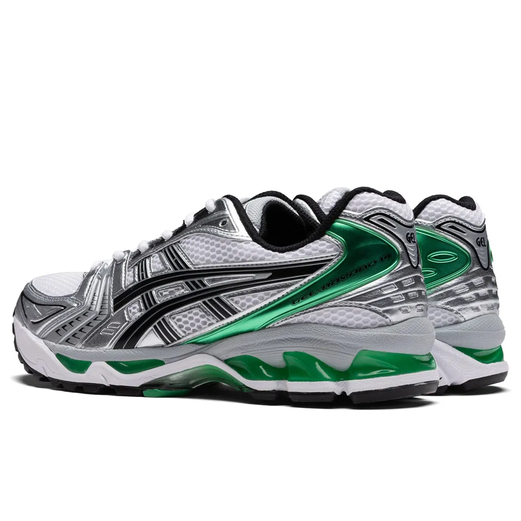 Gel-Kayano 14 - White/Malachite Green