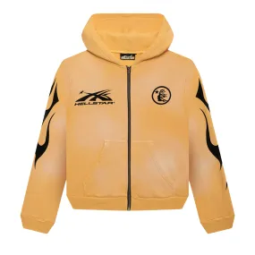 Hellstar Sports Zip-Up Sweatshirt Yellow