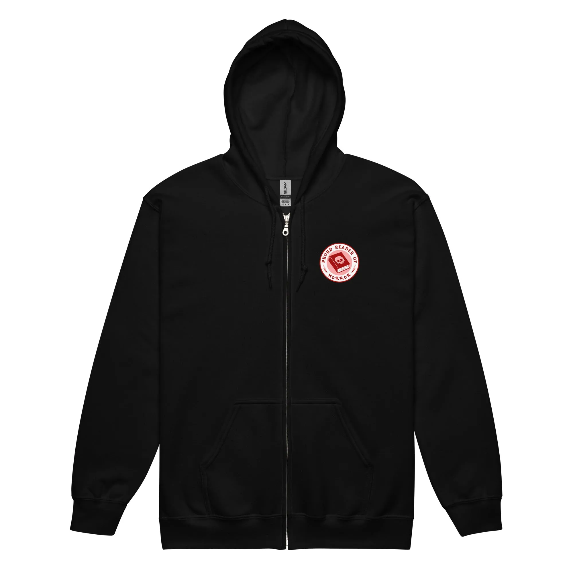 Horror Reader Zip Hoodie