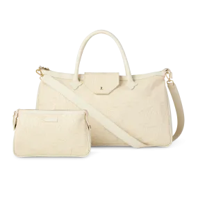 Intagliare Weekender Bag :: Glitz Cream