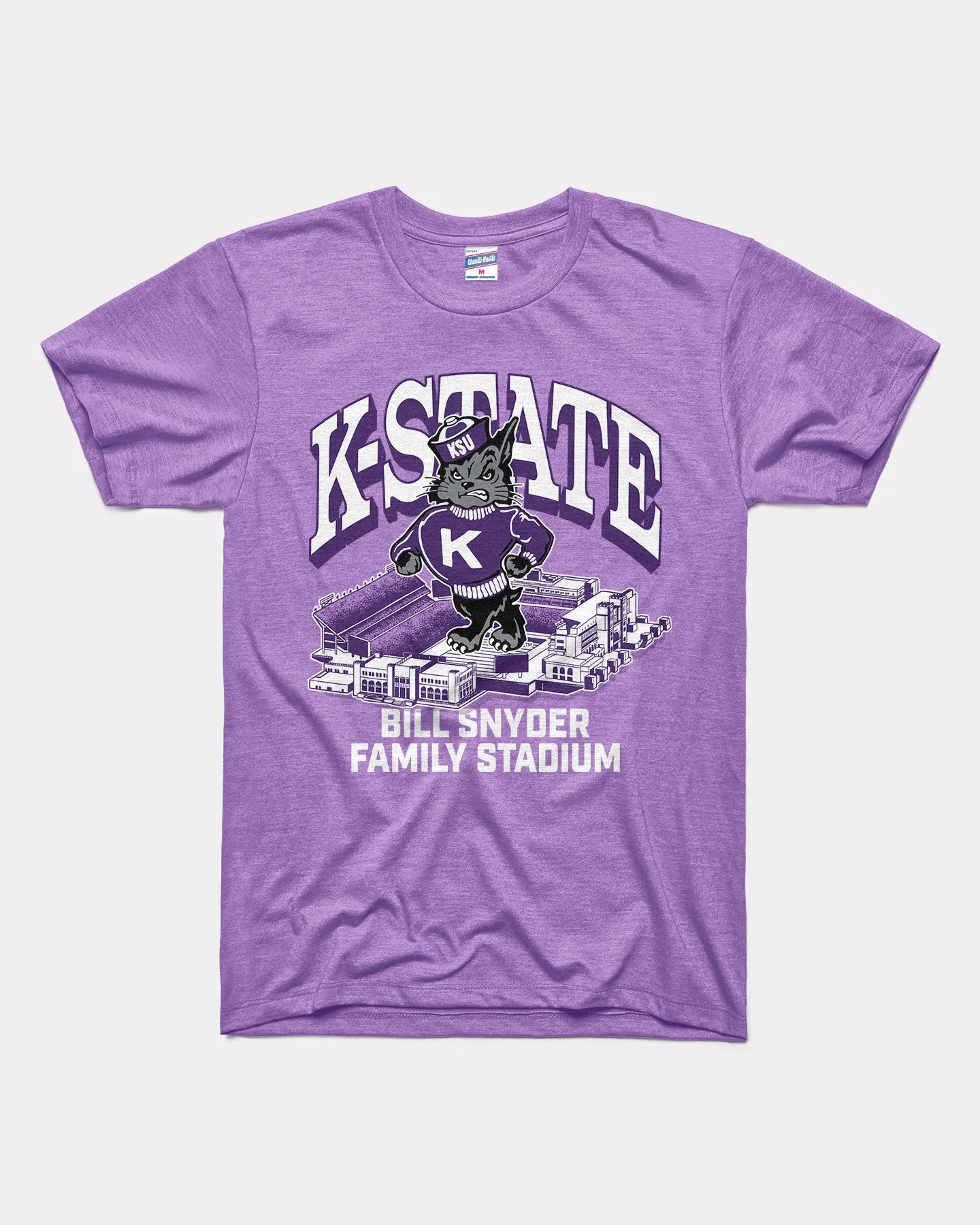 K-State Bill Snyder Stadium Lavender T-Shirt