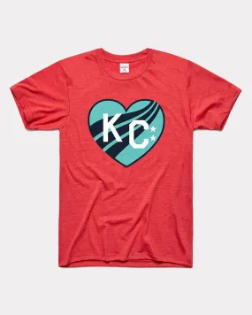 KC Current KC Heart Red T-Shirt