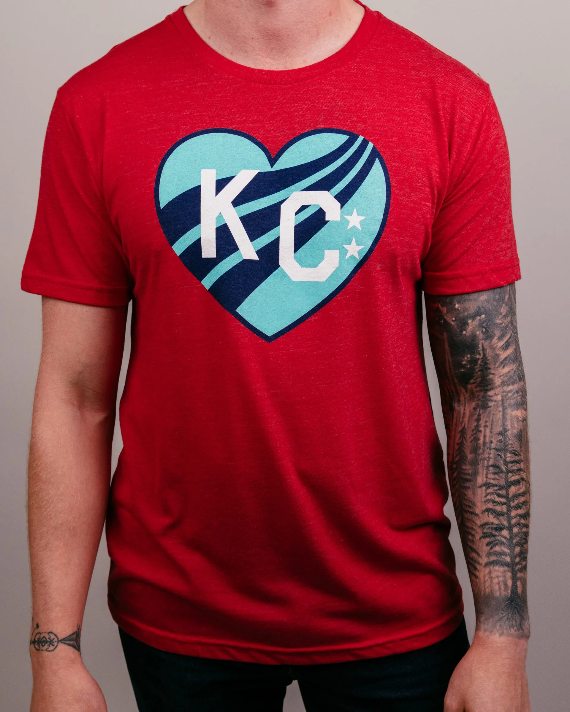 KC Current KC Heart Red T-Shirt