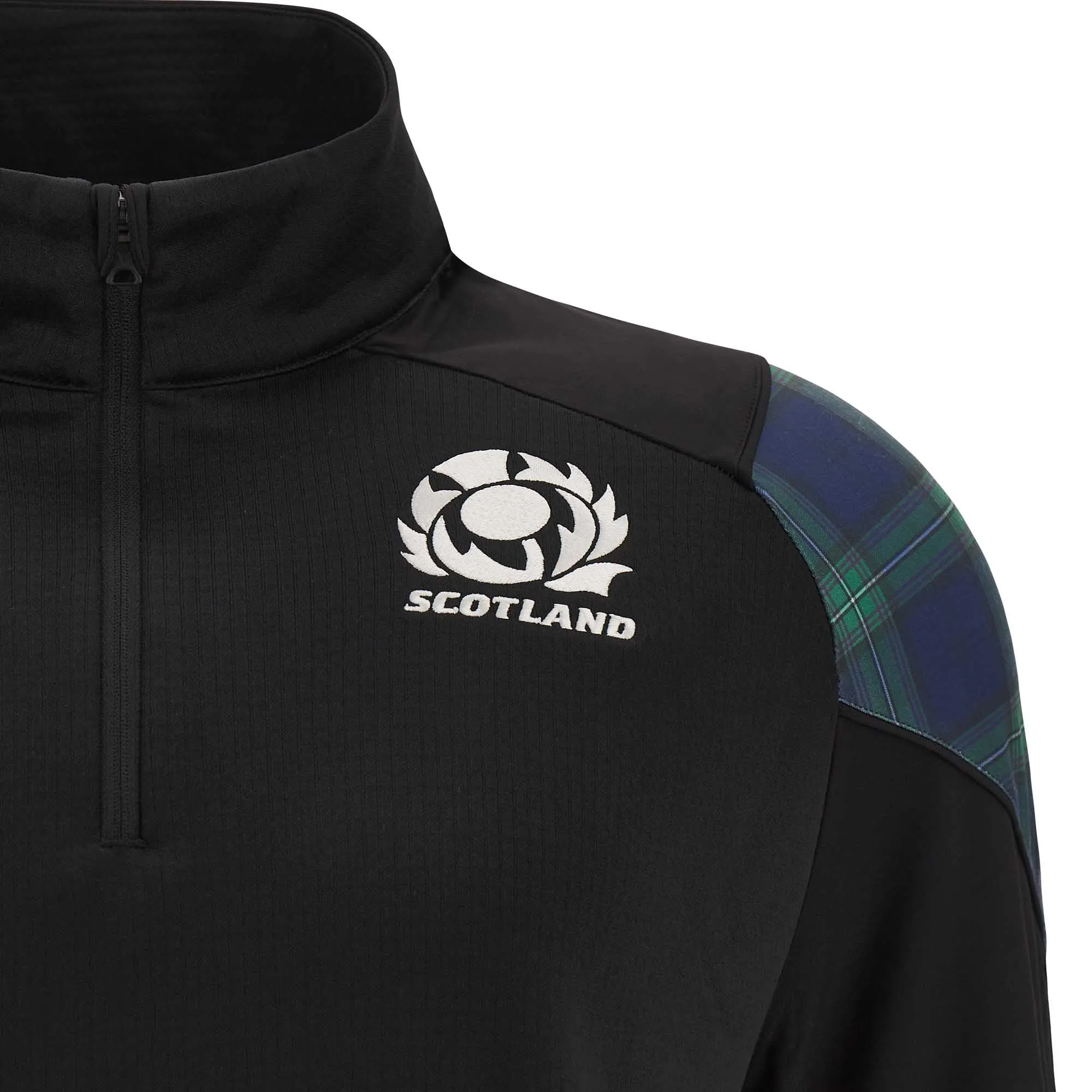 Macron Men's Scotland Rugby 1/4 Zip 23/24