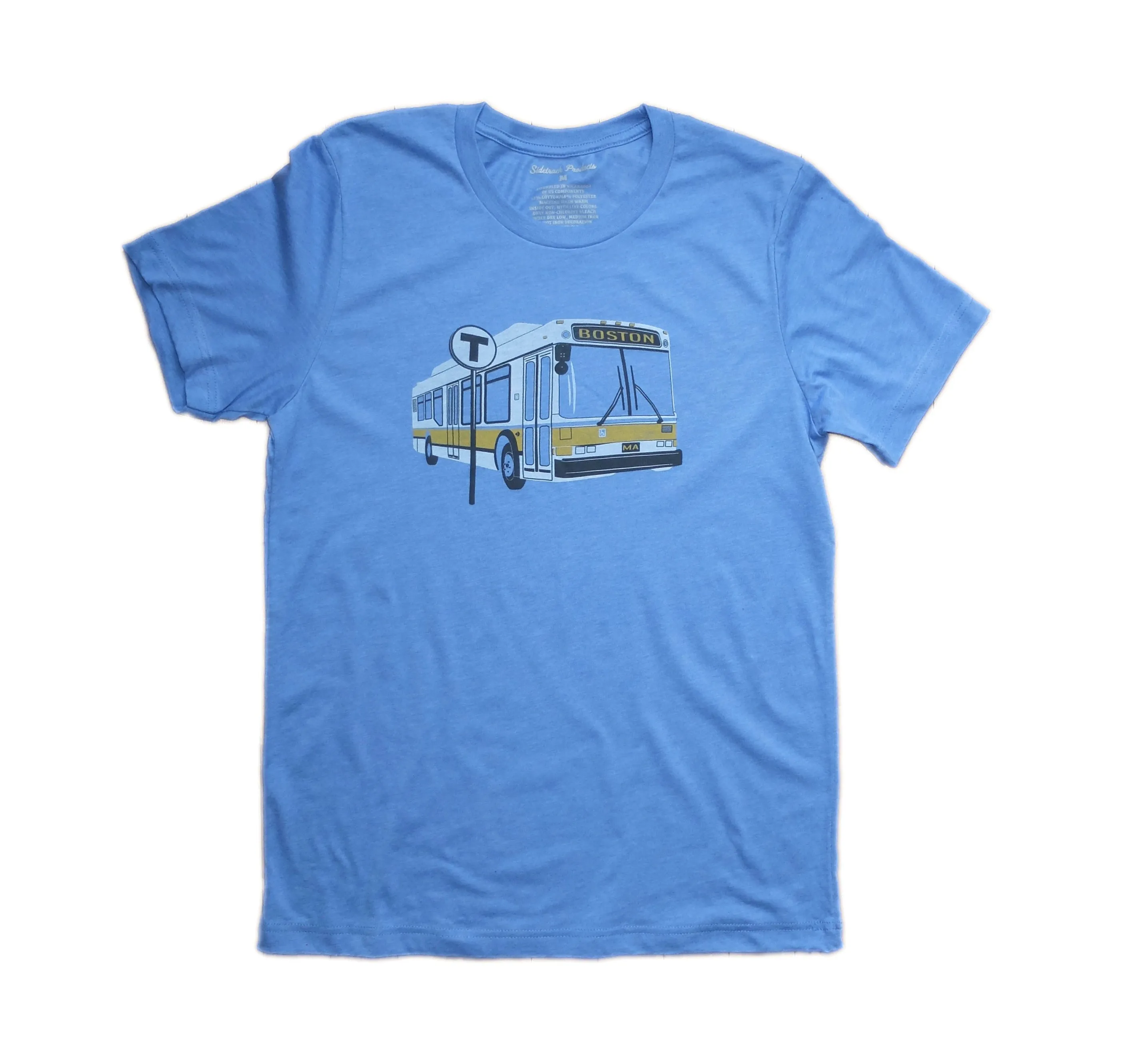 MBTA Bus with T Logo Sign T-Shirt (ADULT)